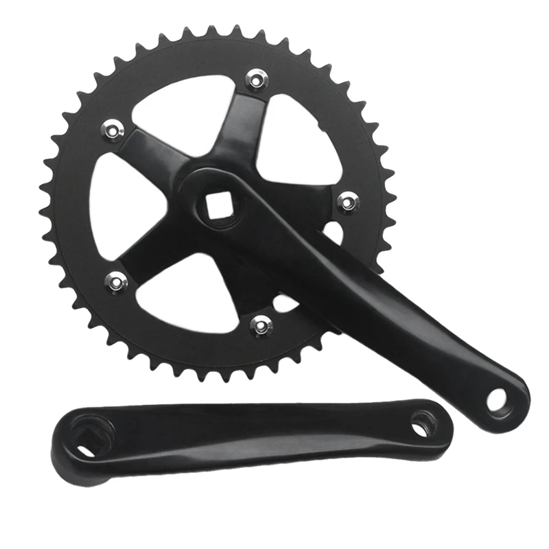 

Bike Crankset 130BCD 44T 170MM Road Bicycle Crank Set Crank Arms Bottom Bracket Bicycle Part Chainring