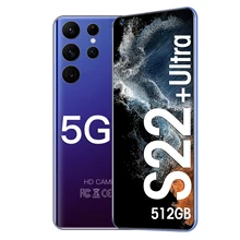 NEW S22+ Ultra 5G 7,3 inch Smartphone Globale Version 16+512GB Mobile phones 6800mAh Netzwerk Entsperren Celular handys Phone