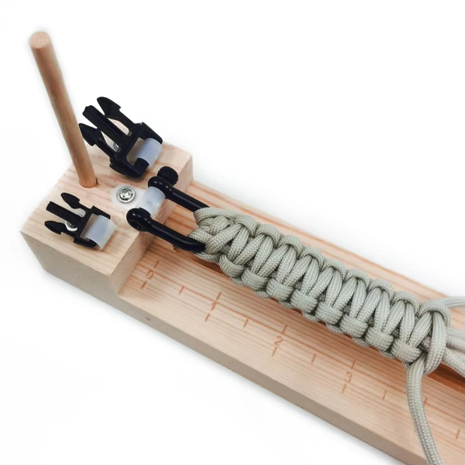 DIY зонтик веревка браслет инструмент для вязания Weaver деревянный паракорд джиг Maker