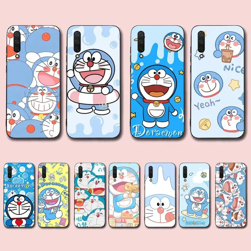 

Cartoon Doraemon Phone Case for Xiaomi mi 5 6 8 9 10 lite pro SE Mix 2s 3 F1 Max2 3