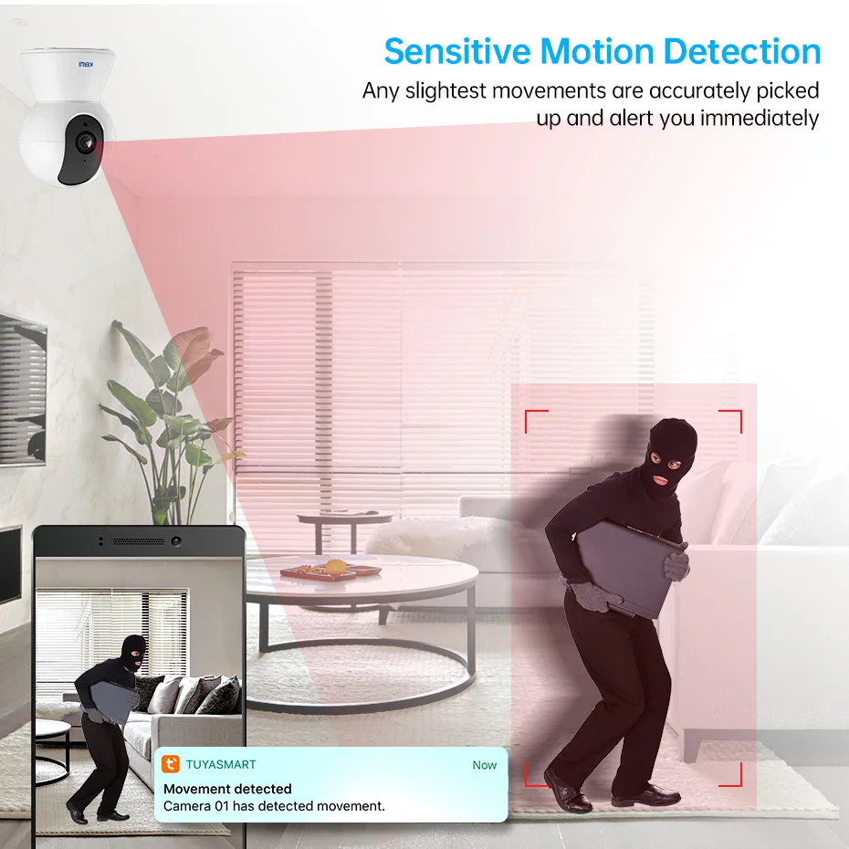 KERUI HD 1080P WIFI IP камера для домашней безопасности беспроводная внутреннего