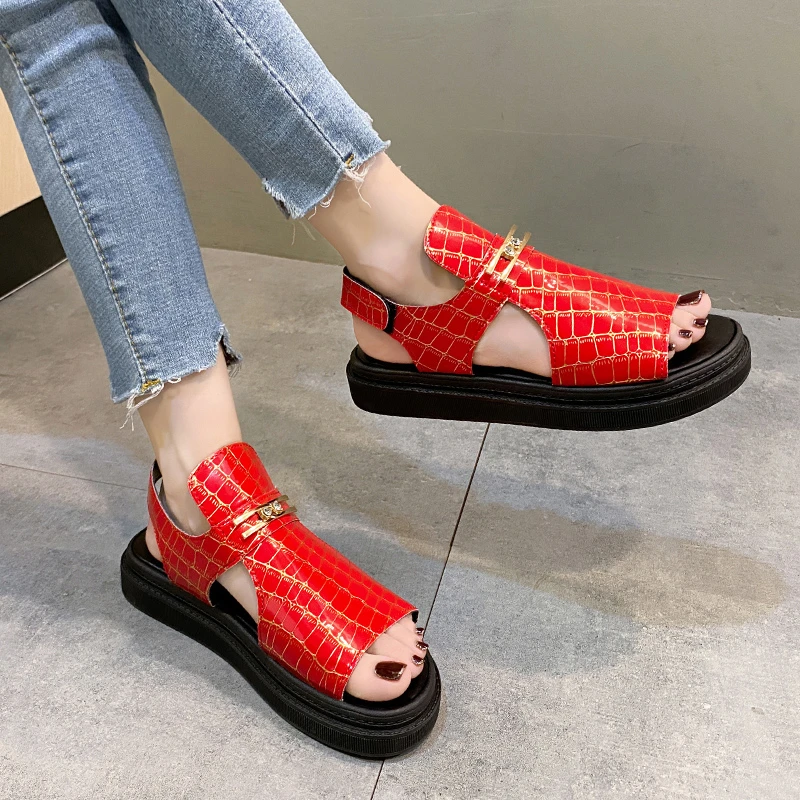 2023 High Quality Women Wedges Sandals Summer 5CM Sandals Height Increasing Open Toed Breathable Ladies Sandals Zapatos Para
