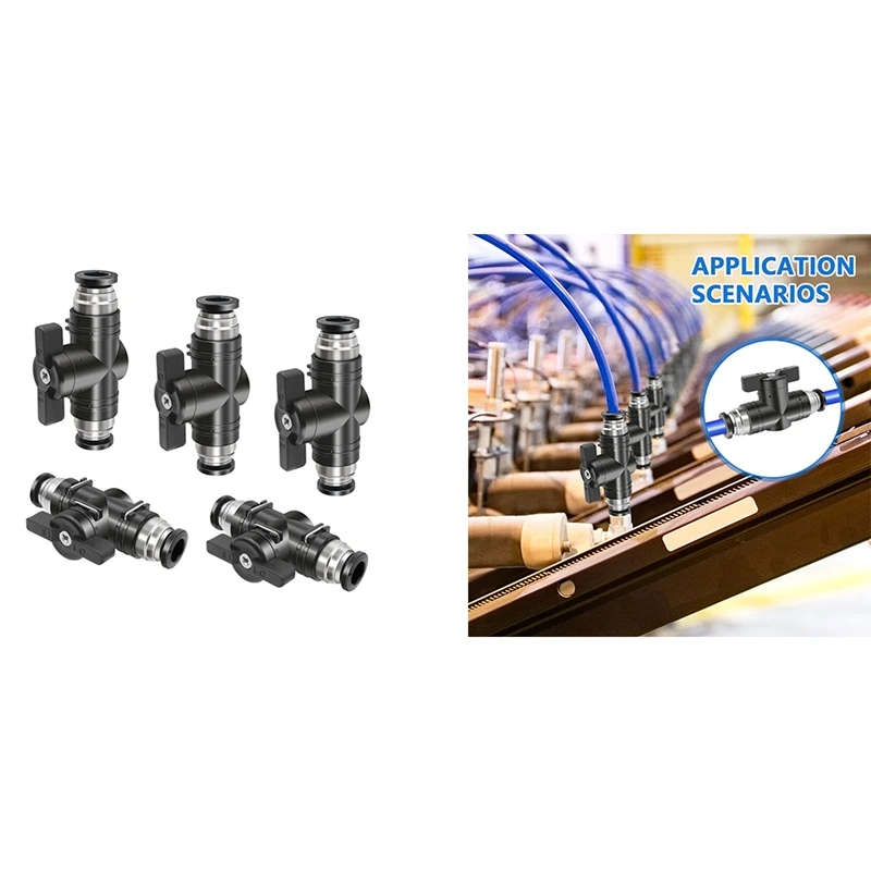 

Hot Sale Pneumatic Connector Air Pipe Quick BUC6 Quick Intervention Valve Manual Valve Pipe Hose Switch Valve