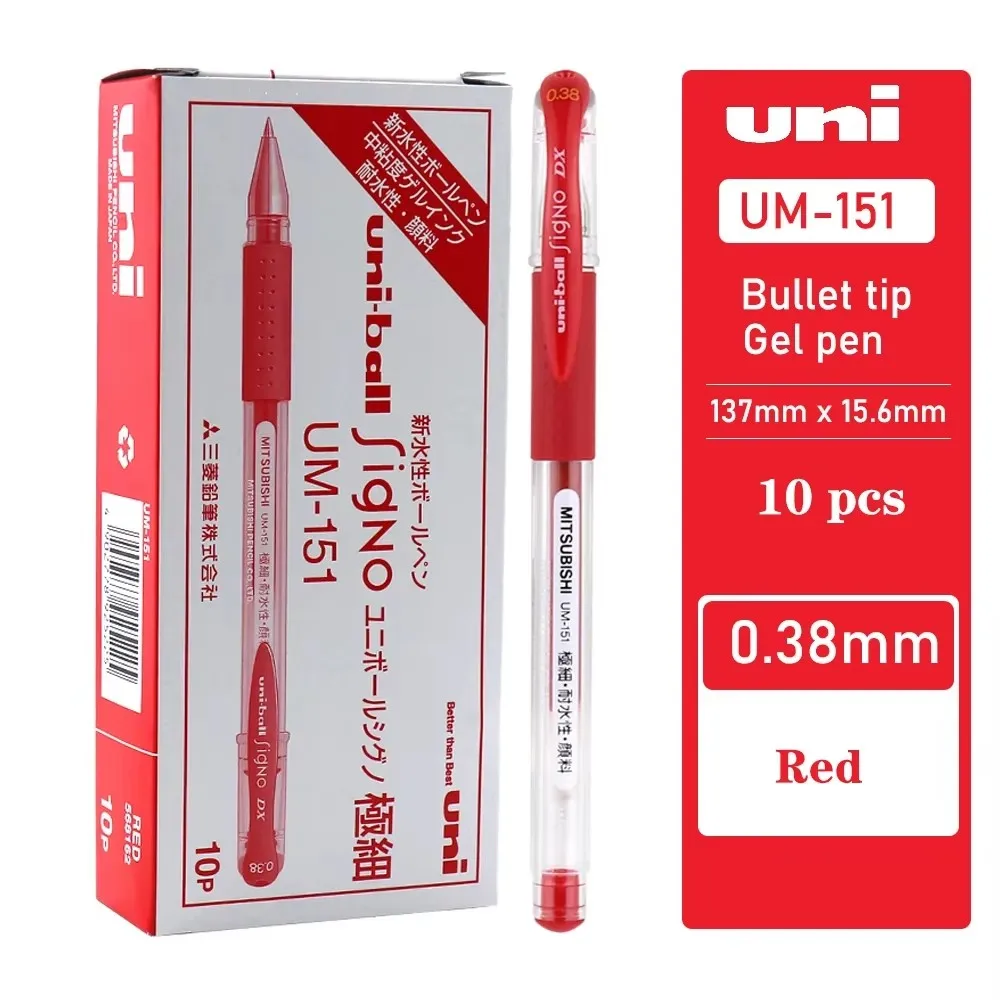 

Набор из 10 гелевых ручек Uniball UMN-155