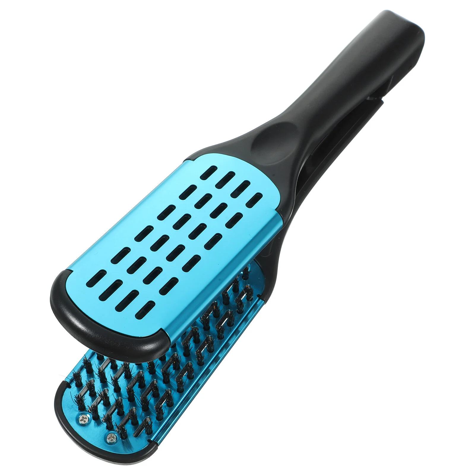 

Styling Comb Clip Straightener Comb Clamp Brush Straightening Black