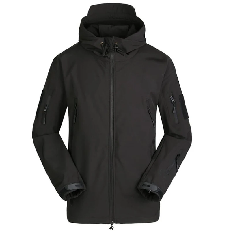 

Tactical Jacket Men Outdoor Military Camouflage Waterproof Soft Shell Jackets Mens Winter Warm Fleece Flight Coats Hunt Clothes
