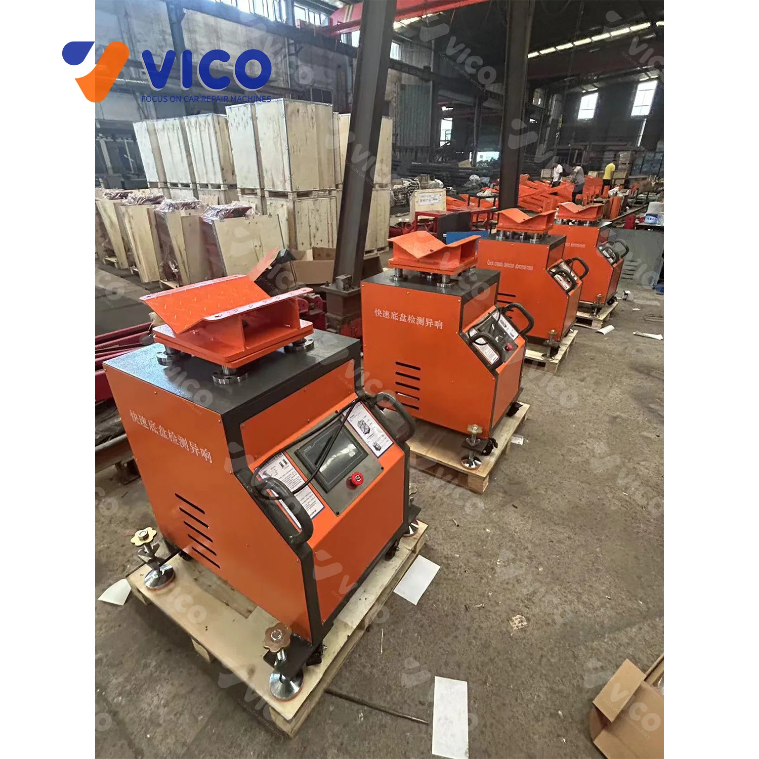 Дорожный симулятор автомобильного шасси Vico/оборудование для обнаружения