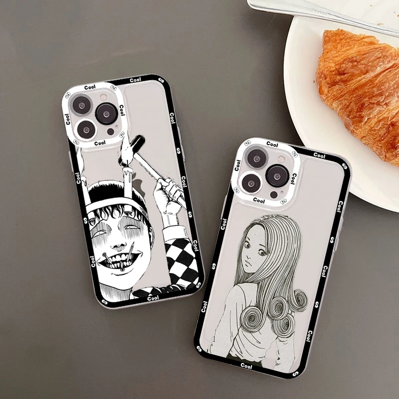 

Tomie Phone Case For iPhone 11 12 13 14 Mini Pro Max XR X XS TPU Clear Case For 8 7 6 Plus SE 2020