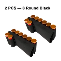 tactical 8 round buttstock shell holder black nylon elasticity butt stock ammo shell holder for shotgun 12 gauge20g 20 gauge
