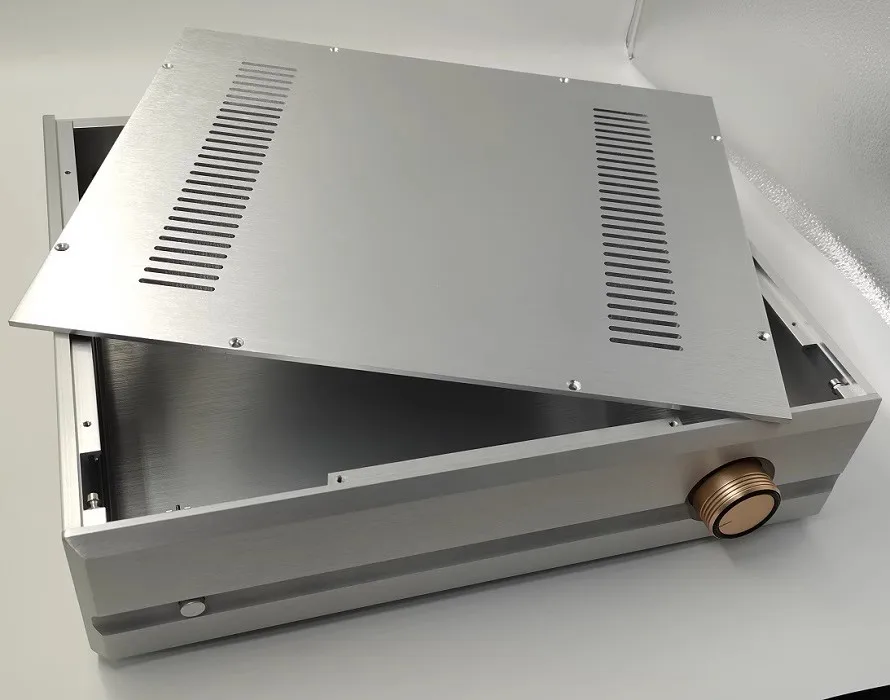 4392 полностью алюминиевый корпус аудиоусилителя предусилителя сделай сам