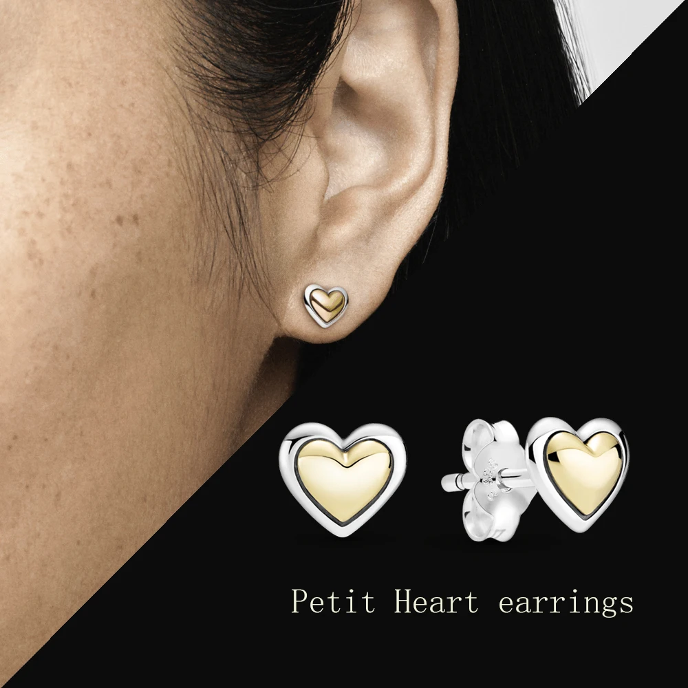 

Женские дизайнерские ювелирные изделия, маленькие серьги в форме сердца, оптовая продажа, Серебряное сердце, роскошные серьги-гвоздики для ...