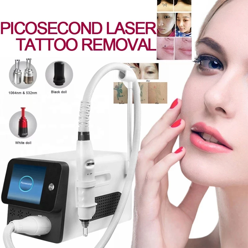 

CE Portable Q Switch Nd Yag Laser Tattoo Removal Machine 1064nm 532nm 1320nm Skin Whitening Pigment Removal Tattoo Remover Lazer