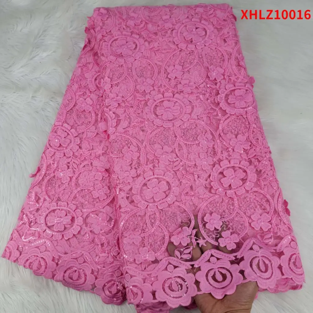 Большая Акция африканская одежда высокая игла сетка блестки свадебная ткань