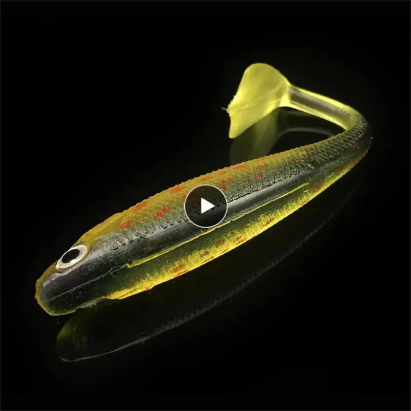 

9cm5g Artificial Swimbait Realistic Soft Bait Flexible Bait Kit Fishing Lures Freshwater Saltwater 3d Fisheye Luya Bait