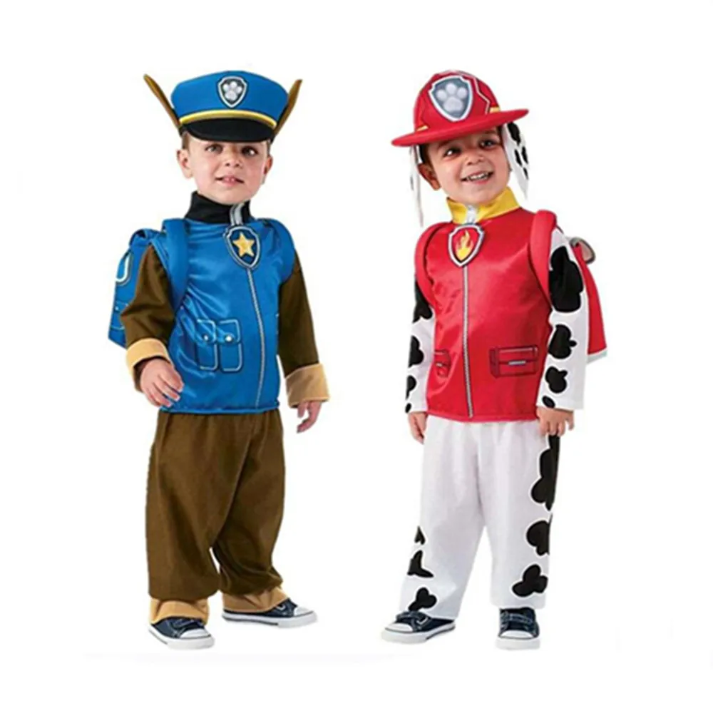 

Halloween Kids Carnival Costume Children Marshall Chase Cosplay Ryder Rocky Costume Boys Girls Birthday Party