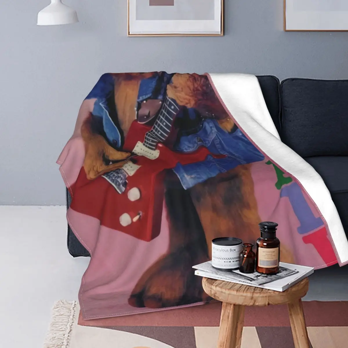 

Sofa Fleece Alien Life Form Throw Blanket Warm Flannel ALF Sci Fi TV Show Music Blankets for Bedding Home Sofa Quilt