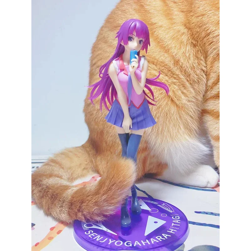 Оригинальная фигурка 18 см бакмоногатари сенджогахара hitagi Аниме фигурки таито