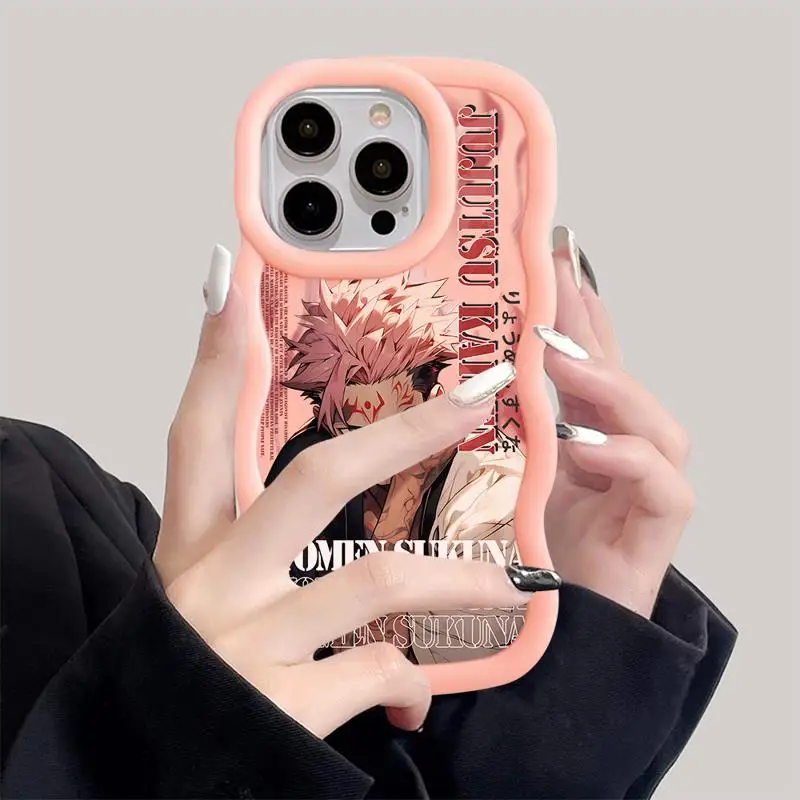 Чехол для телефона с аниме J-uюютсус K-aisens Apple iPhone 16 Plus ProMax Pro мягкий чехол