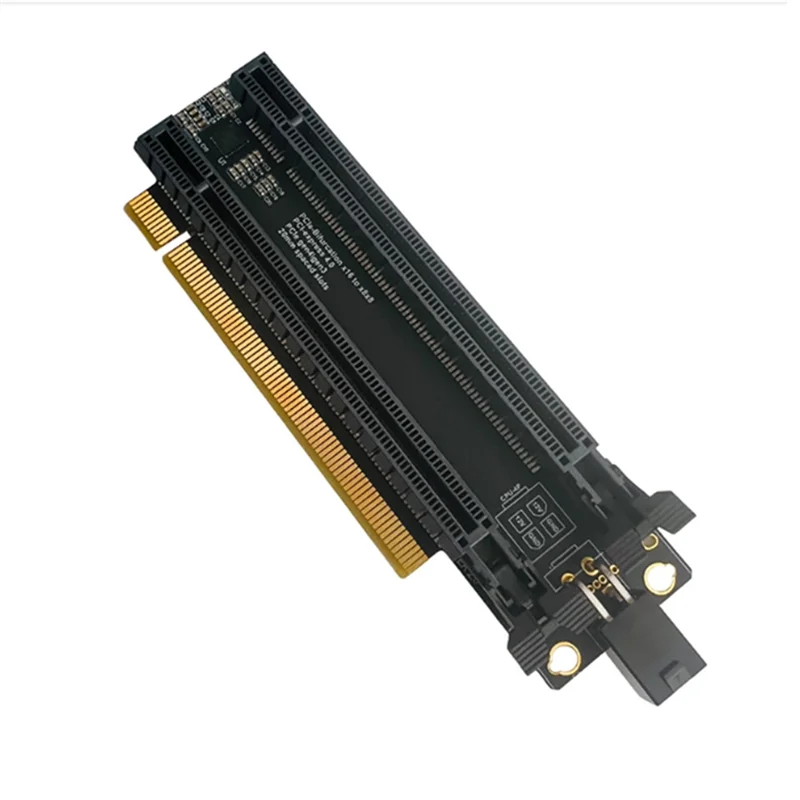 Карта расширения PCI-E 4.0 X16 от 1 до 2 разделенная карта Gen4 PCIe-Bifurcation X8X8 с расстоянием 20