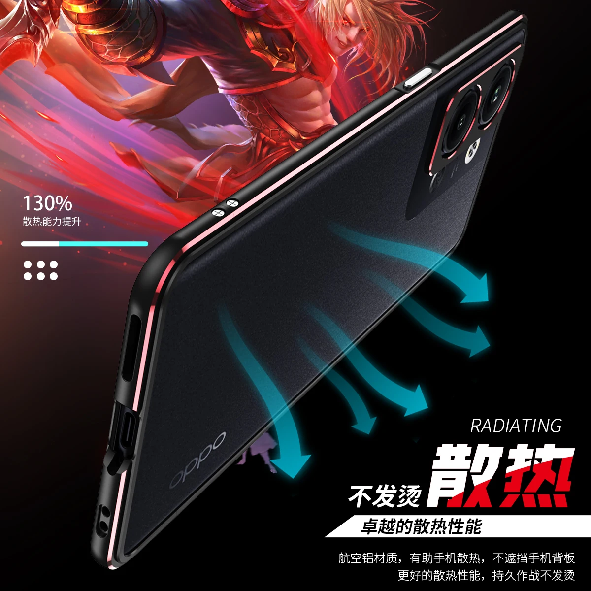 Hot! Aluminum Metal Bumper Case For OPPO Reno 9 Pro Plus + Reno9 Slim Border Cover CASE Lens Carmera+Frame Protector