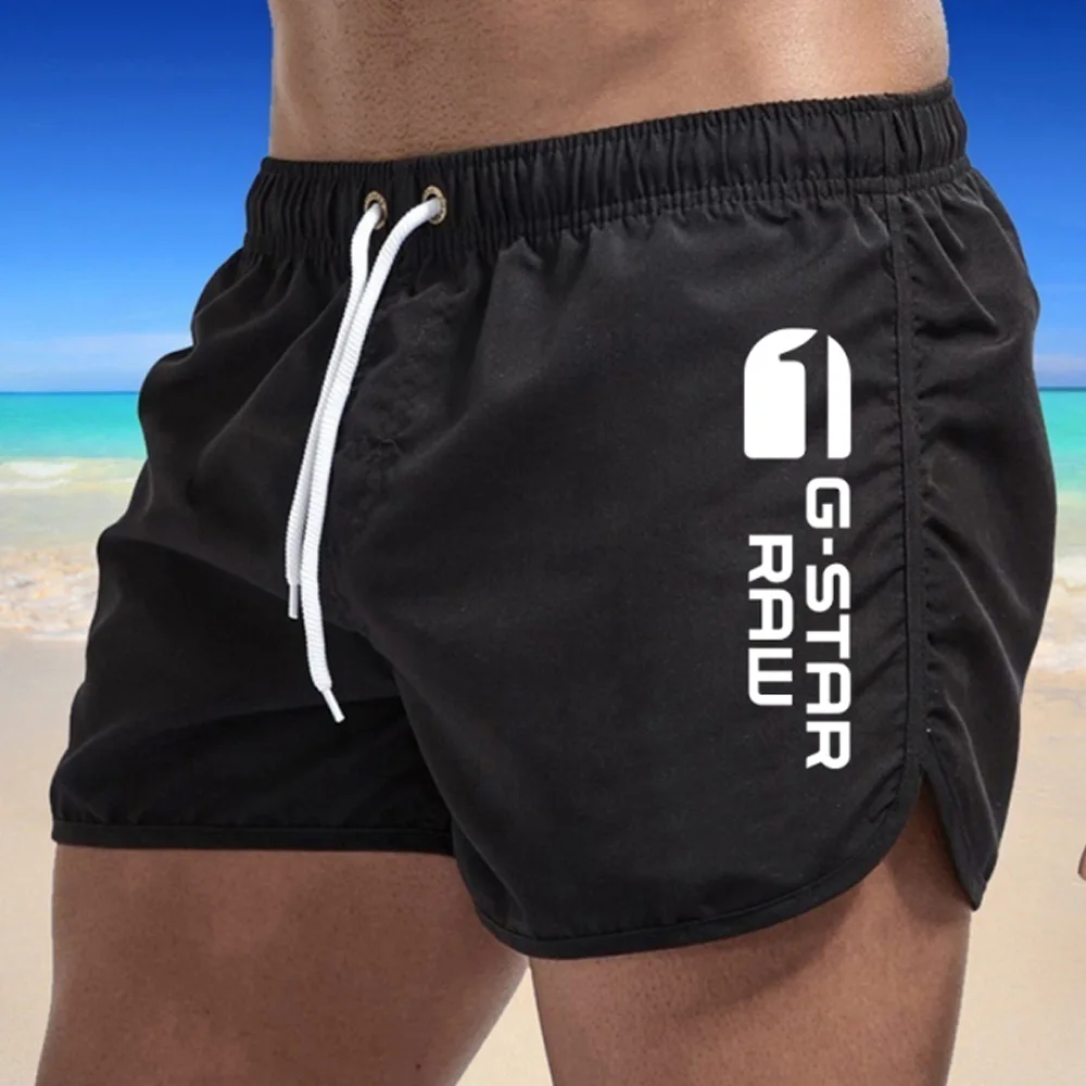 

Men's Shorts Quick-drying Movement Surfing Breechcloth Swimwear Summer Running Short Pants Man Swimming Trunk Scanties (9Colors)