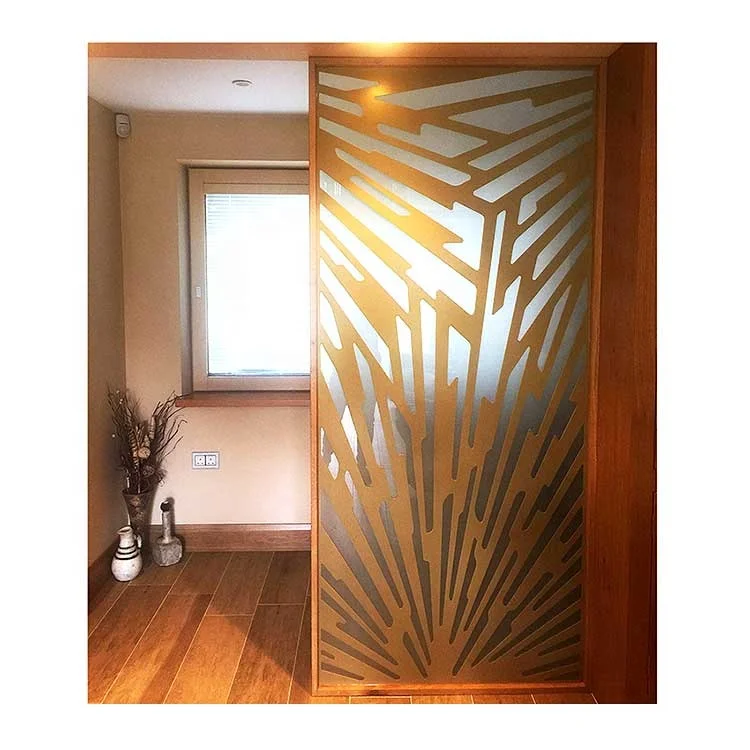 

Custom Laser Cut Interior Home Metal Wall Screen Living Room Divider Separator Partitions For Living Room