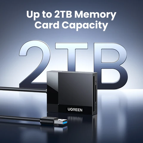 UGREEN 4-в-1 универсальный кардридер USB3.0