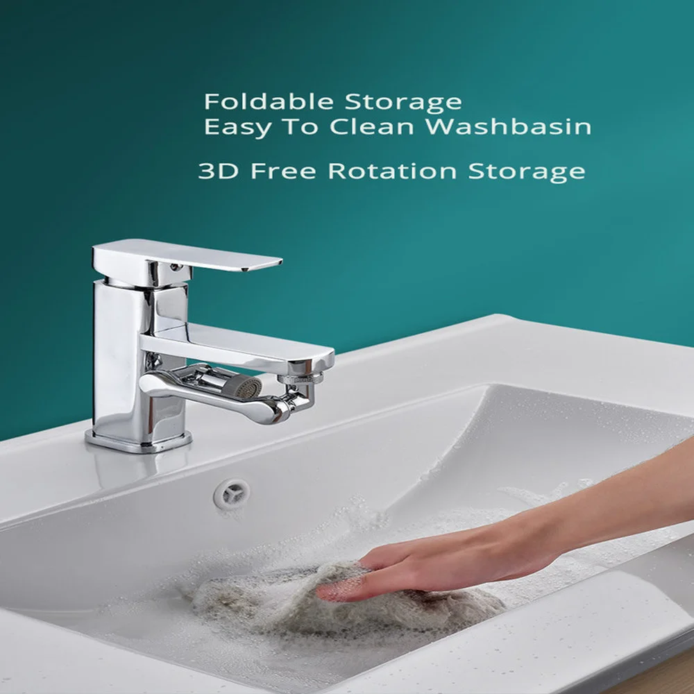 Водосберегающий удлинитель для крана раковины вращающийся на 1080 градусов