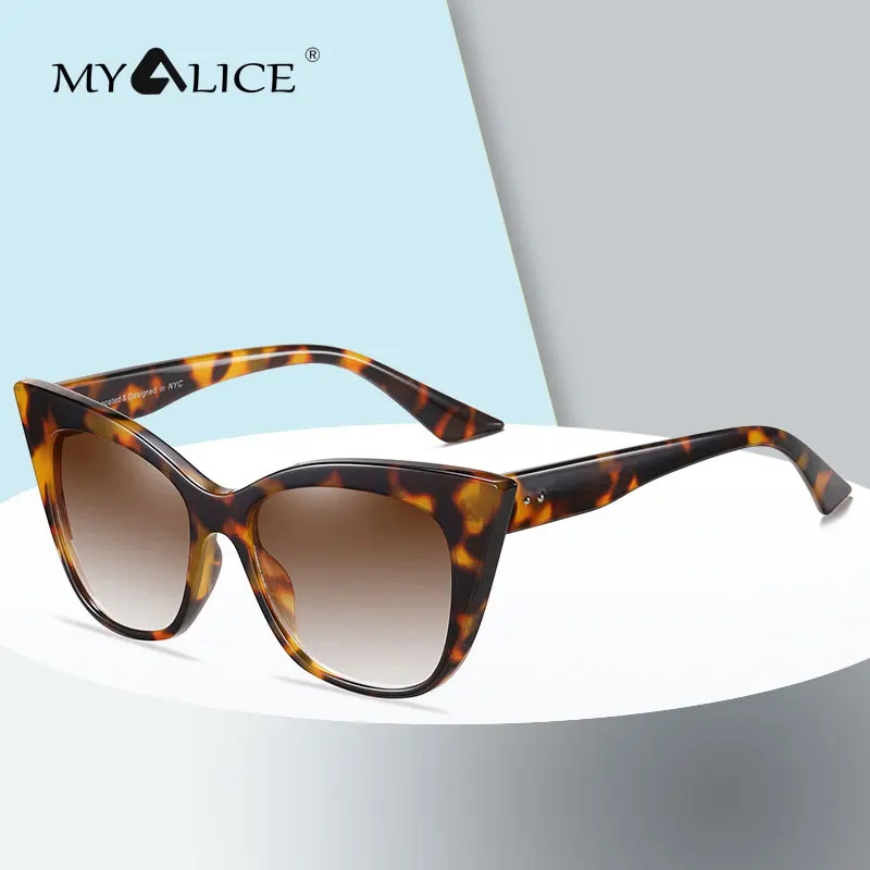 

MYALICE Fashion Retro Cat Eye Sunglasses Simple Personality Trend Outdoor Tourism Wholesale Oculos De Sol Feminino UV400