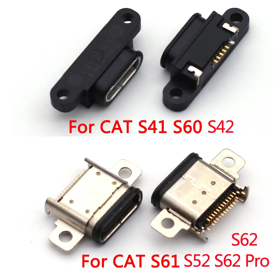 

1-10Pcs Plug Connector Jack Type C USB Charger Conatct Charging Dock Port For Caterpillar Cat S61 S52 S41 S62Pro S62 Pro S42 S60