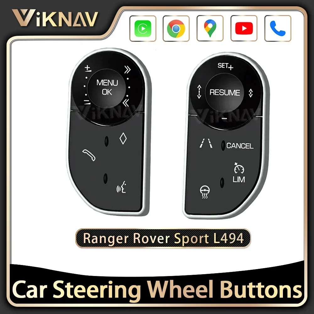 

Клавиши управления Viknav для Land Rover Range Rover Vogue L405 Sport L494 Discovery 5 2013-2017 рулевое колесо с сенсорными кнопками