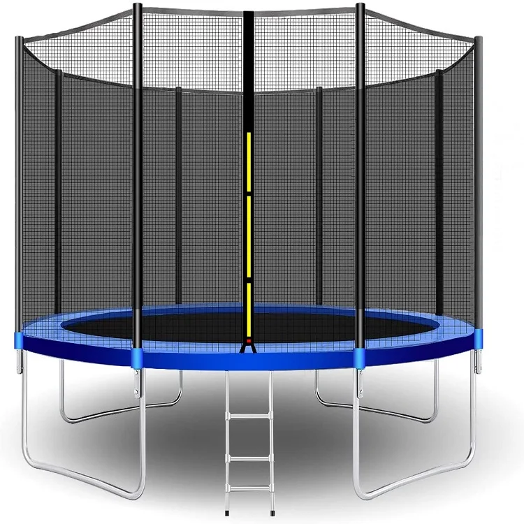

Hot Sales Kids Outdoor Playground Elastica 10FT Trampoline Round Trampoline With Tent