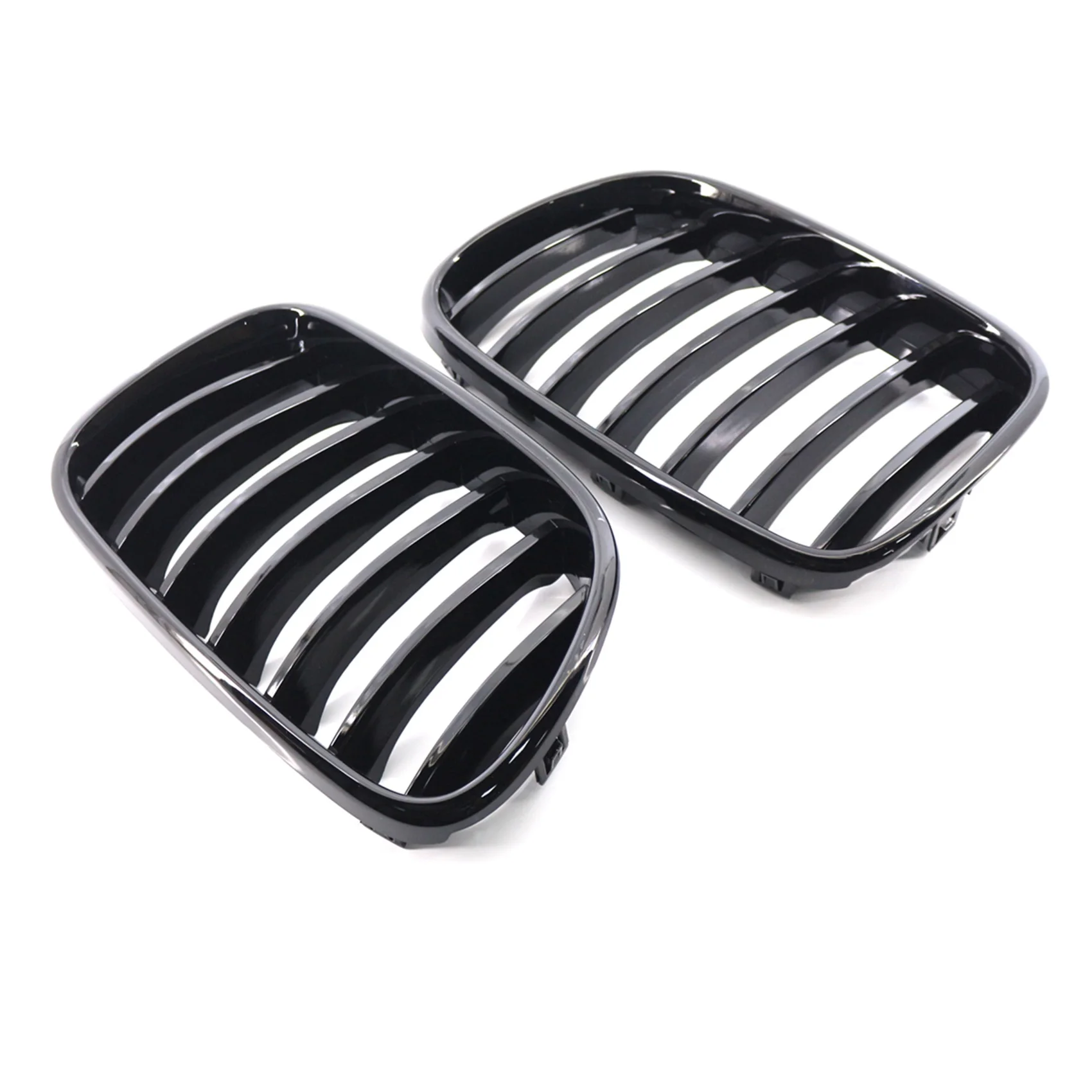 

Car Bright Black Kidney Grill Racing Grill for BMW X3 Series F25 2011-2013 Replacement Part 51117237422 51117237421