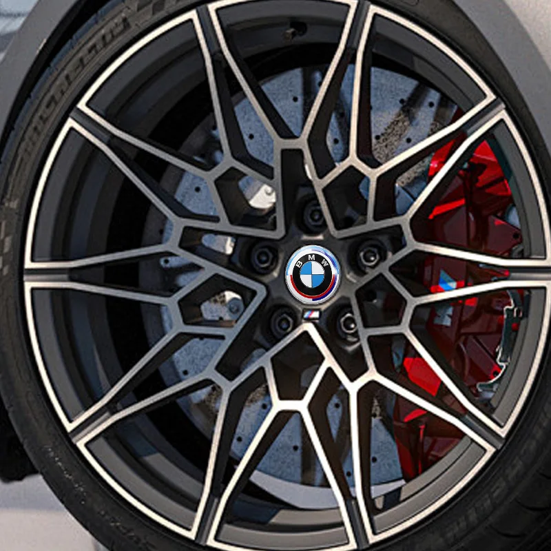 4 шт. 56 мм 68 плавающие центральные колпаки для колес автомобиля BMW 50-летие G32 G38 G01 G08