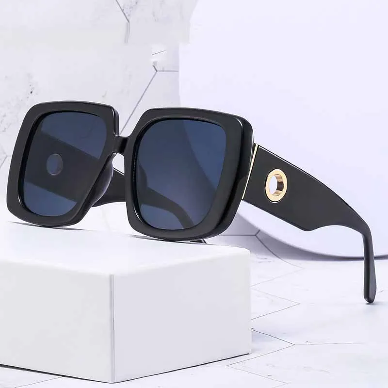 

Fashion Big Square Circle Decorative Men Women Sunglasses Classic Retro Trend Design Male Ladies Driving Outdoor Sports Glasses