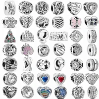hot sale jewelry gifts for women bracelets diy designer charms fit original pandor 925 sterling silver bangle beads plata deley