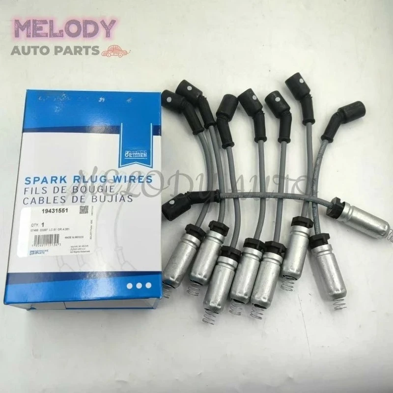 

8шт 19431551 12716289 Набор проводов для свечей зажигания для GM CORVETTE CAMARO SIERRA 1500 GMC YUKON