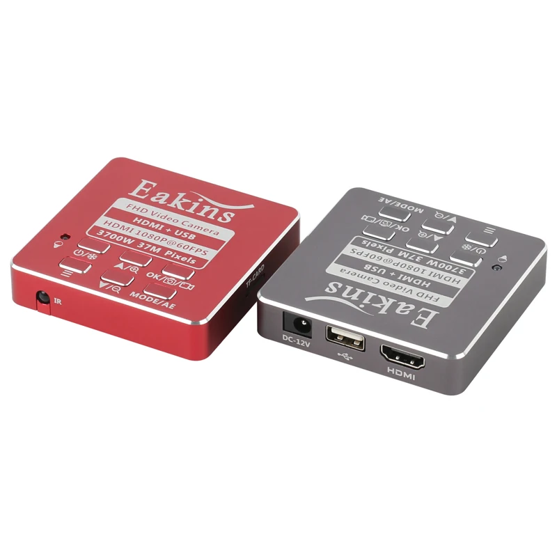 Промышленный электронный цифровой видеомикроскоп 8 ГБ TF Full HD 37 МП 1080P 3700 Вт HDMI USB