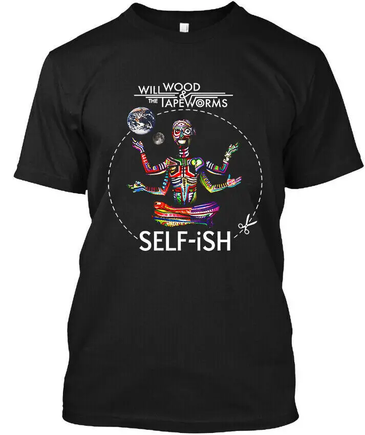 NWT Will Wood and the tapeworm SELF iSH американская музыкальная футболка размер S 4XL