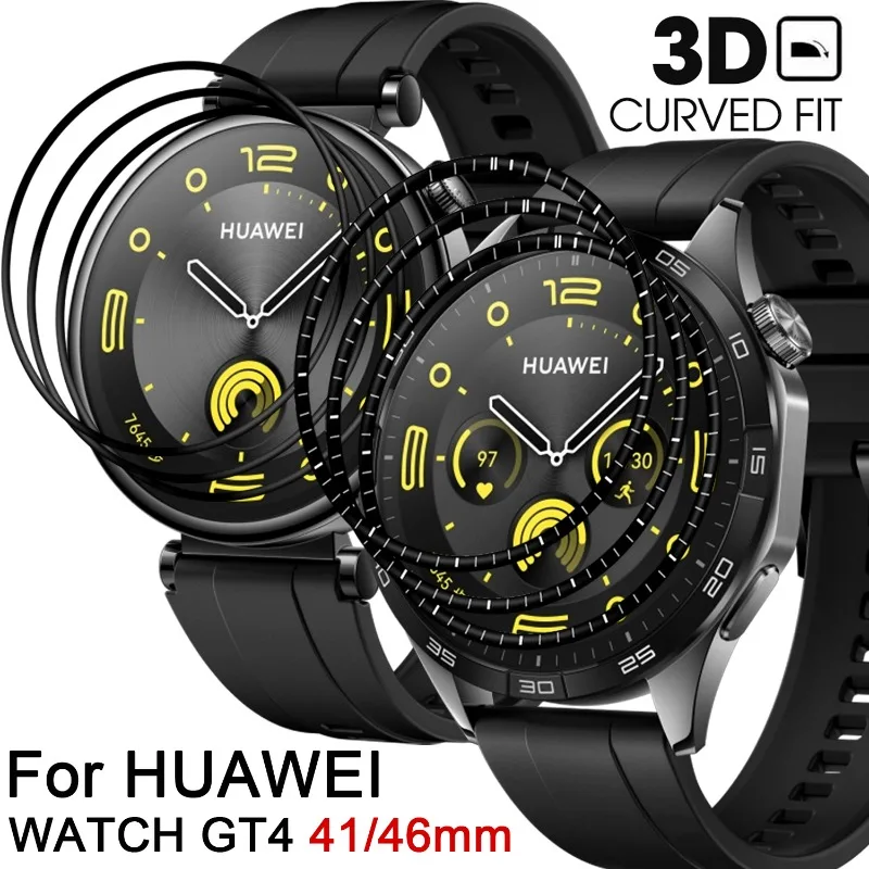 

Изогнутая 3d-пленка для смарт-часов Huawei Watch GT 4, защита от царапин, защитный чехол для смарт-часов Huawei Watch GT4 41/46 мм, защитные пленки для экрана