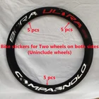 Наклейки для колесных колес Bora Ultra 50, наклейки для обода на глубину 50 мм, сменные виниловые наклейки для колесных колес, наклейки для велосипеда, бесплатная доставка