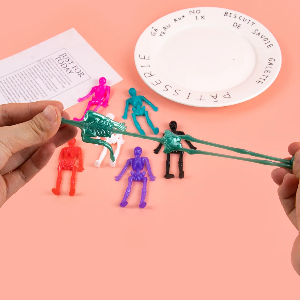 10 шт. эластичные мужские игрушки-скелеты для снятия стресса