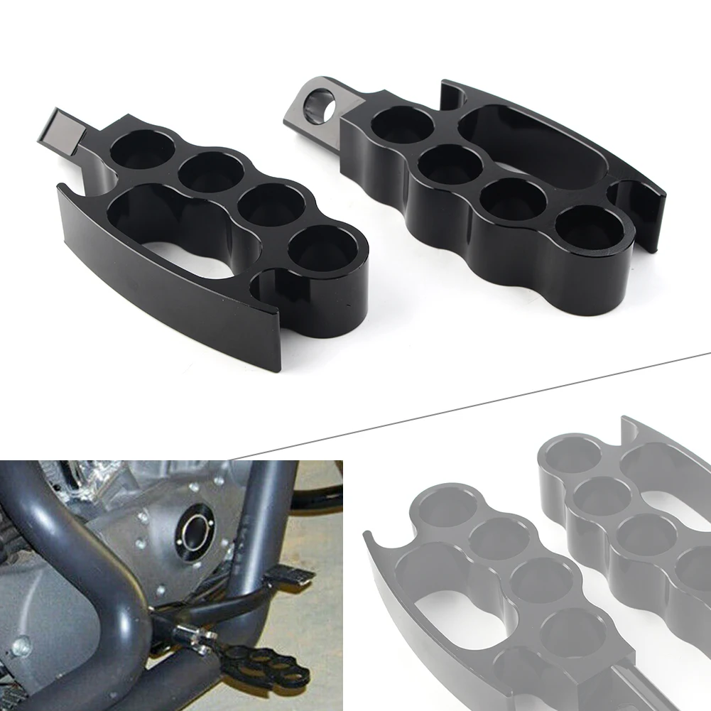 

Мотоциклетная черная подставка для мужчин, Детская подставка для ног, подставка для Harley XL Sportster 883R 883N Dyna Fat Boy Softail