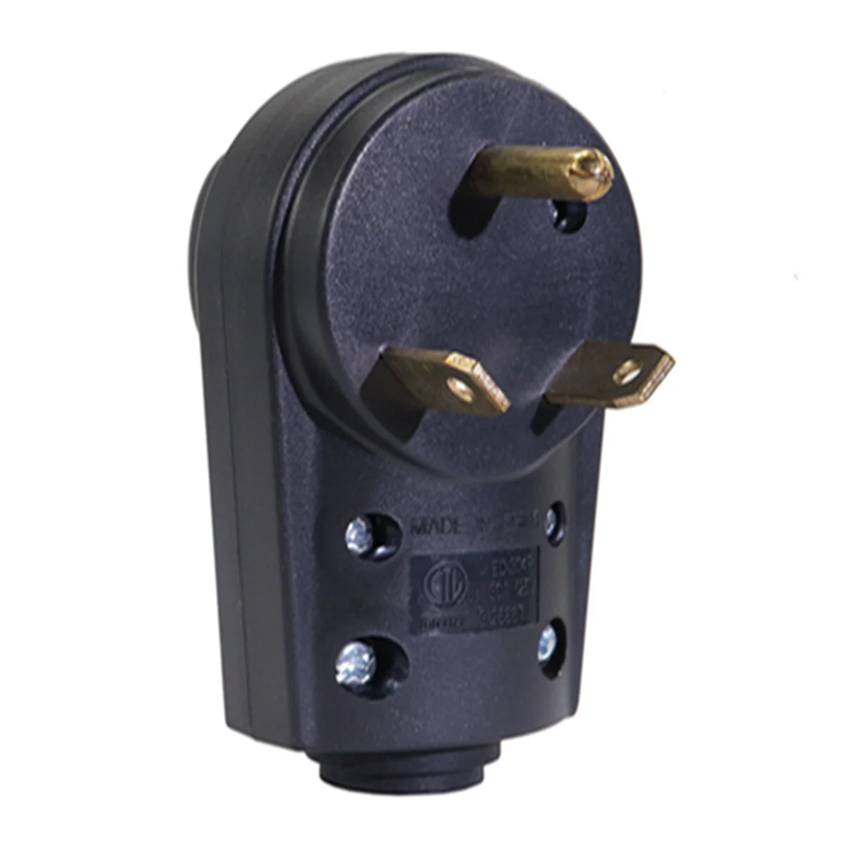 

Replacement Plug Male 30A 125V US Style Male Rv Plug (Black)