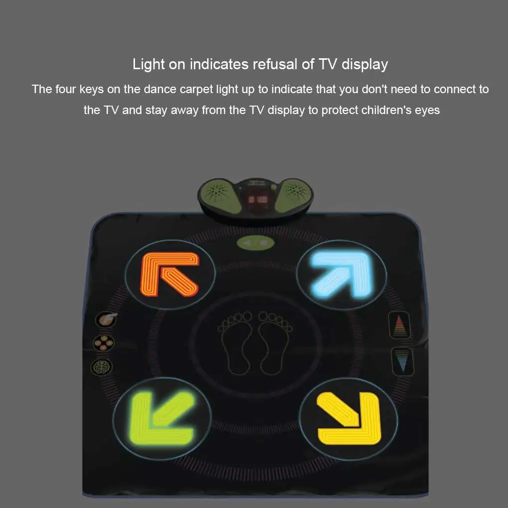 

Children Dance Mat Portable Battery Powered Early Education Dancing Pad