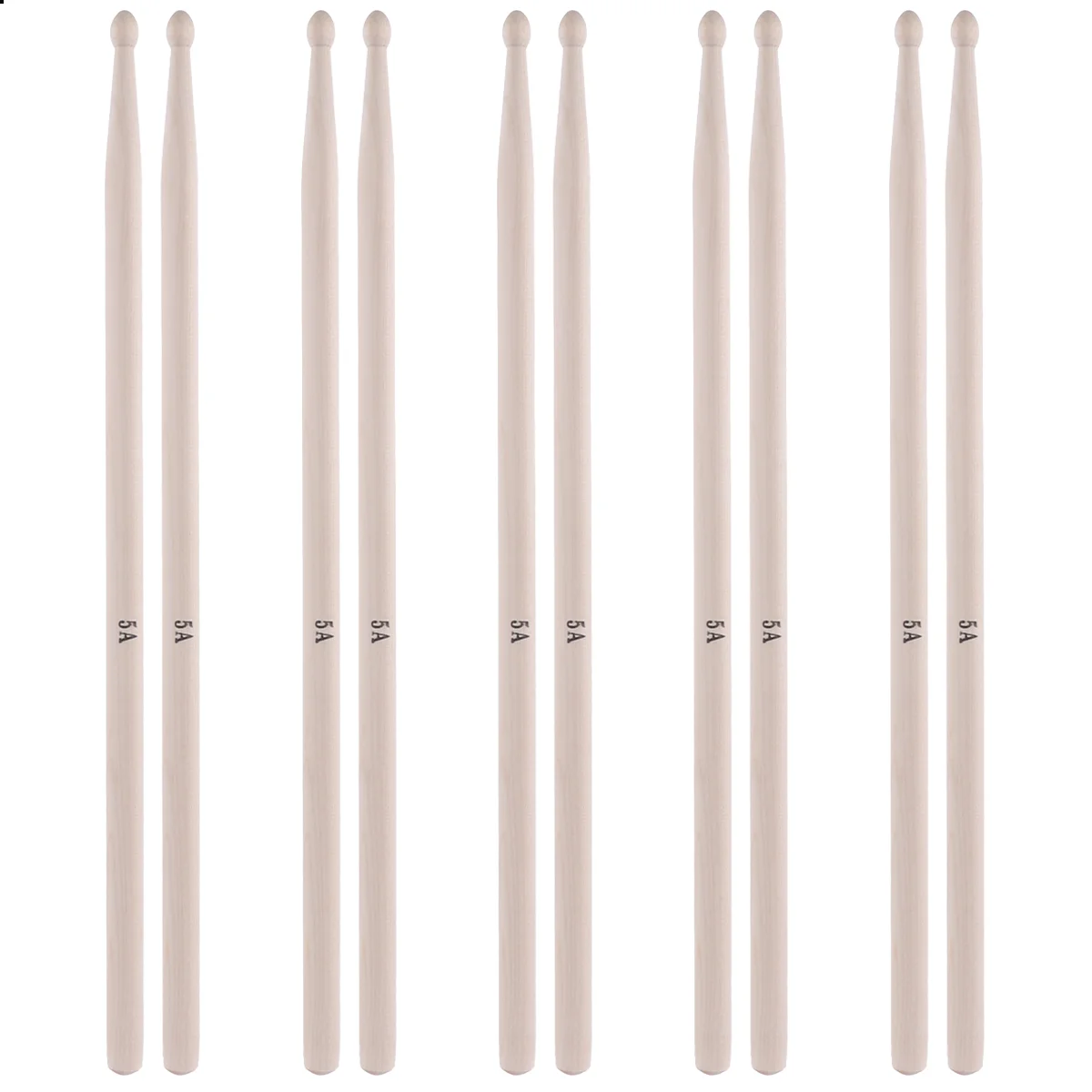 

5 Pairs 5a Drum Stick Tenor Drum Mallet Drum Sets Kids Bass Timpani Sticks Wood Vibraphone Sticks Child Kids Drumsticks