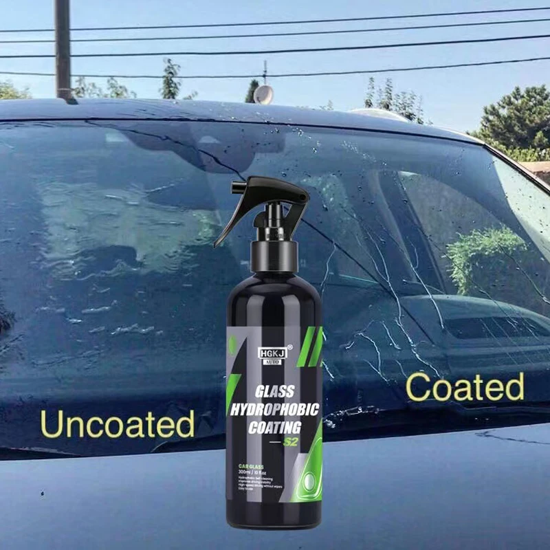 Glass Waterproof Spray Paint Nano Hydrophobic Coating 100/300ml Water Repellent Windshield Cleaning Car Wash Maintenanc HGKJ S2