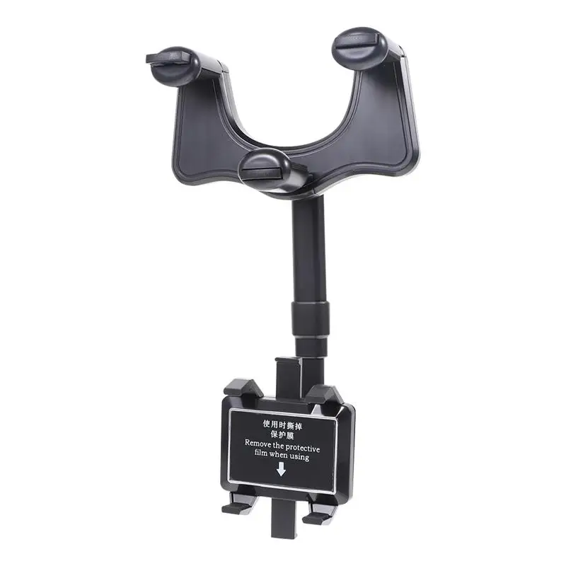 

Rear View Mirror Phone Holder Car Rotatable And Retractable Car Phone Holder