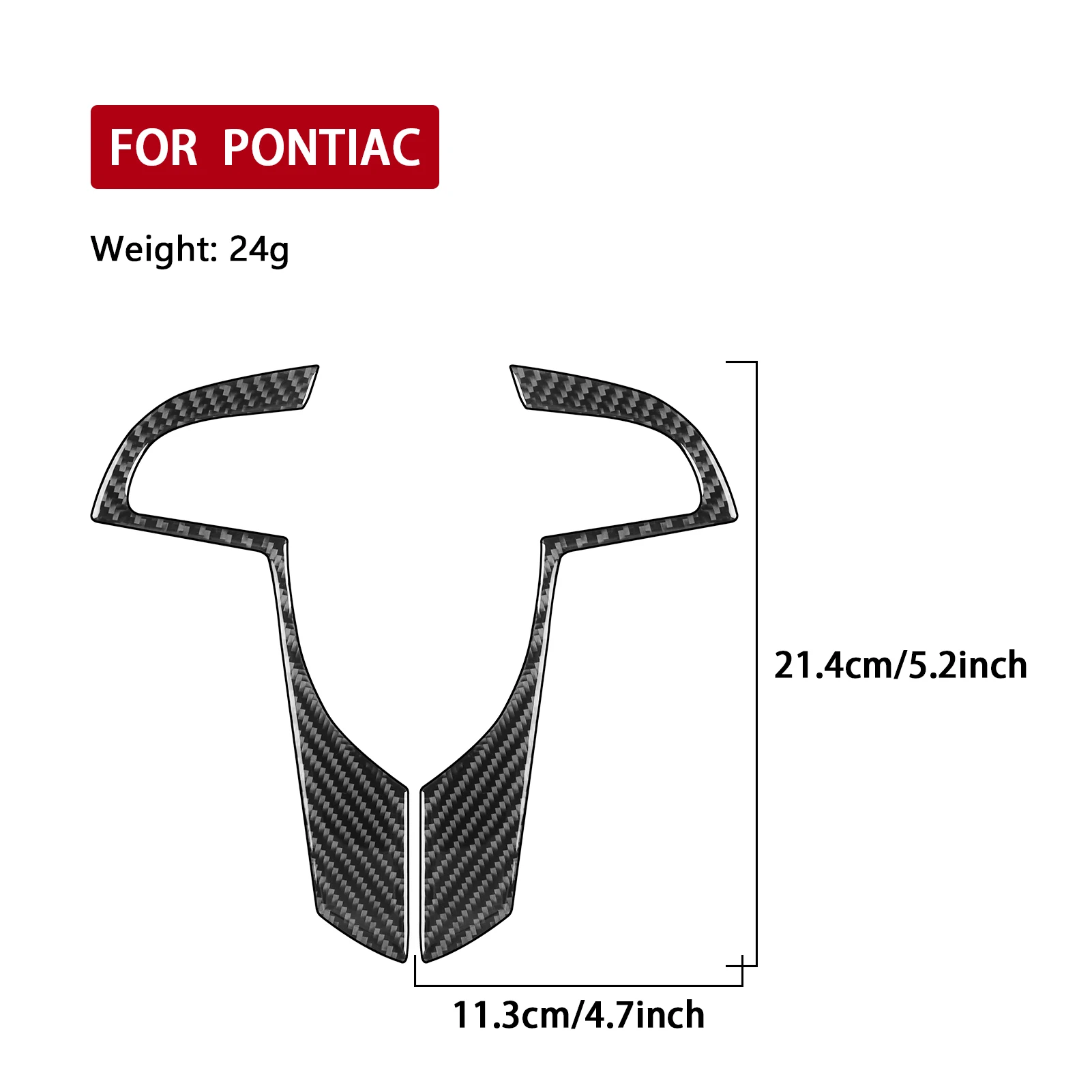 Для Pontiac G8 2008-2009 наклейка из настоящего углеродного волокна инструментальная