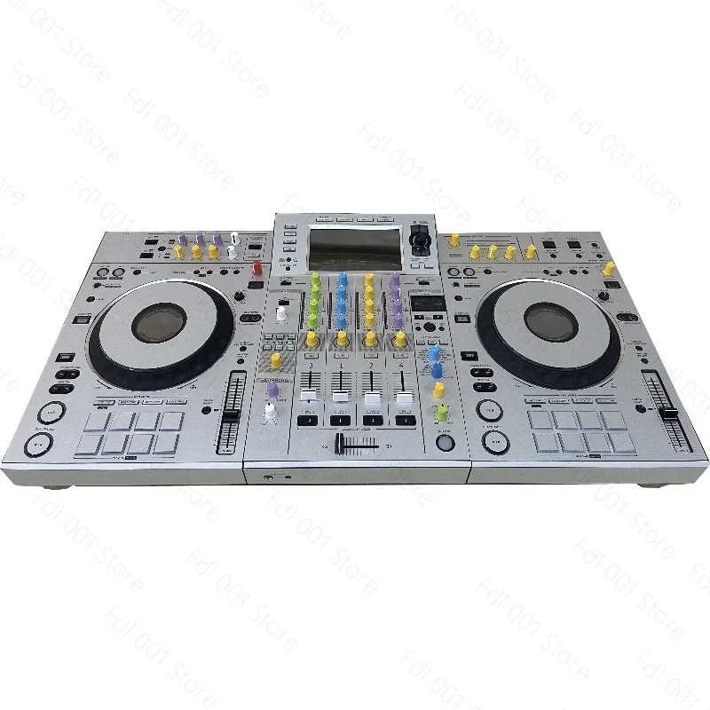 Фото Наклейка-скин для DJ-контроллера XDJ XZ, полное покрытие, бело-серебристая, идеально подходит №2
